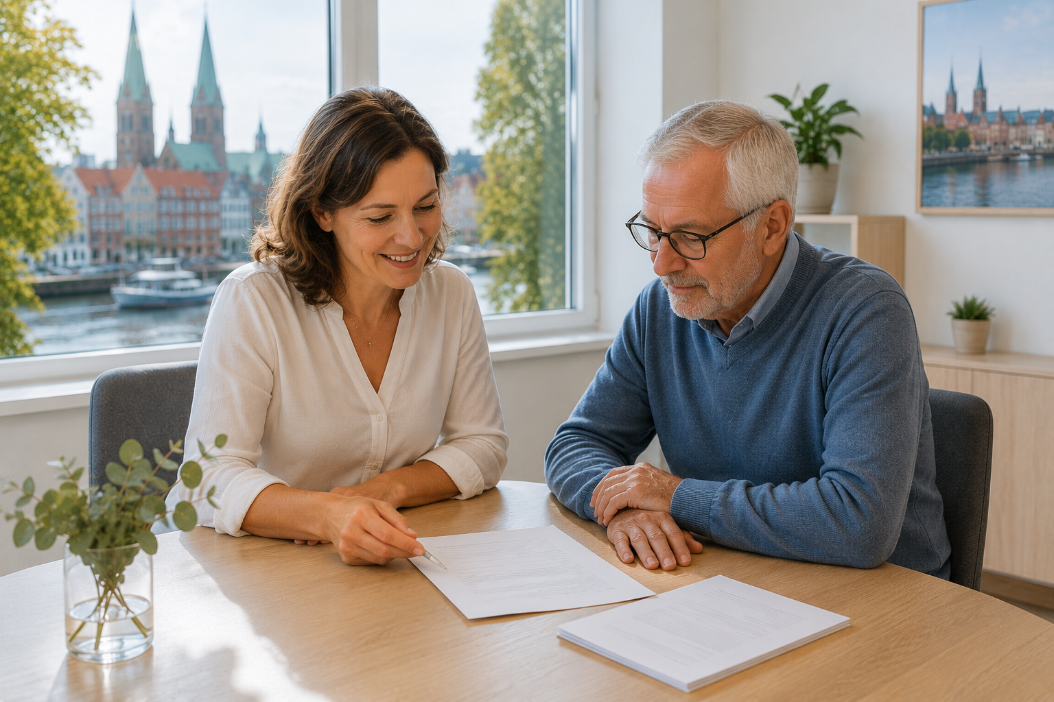 Persönliches Beratungsgespräch zur Gerinnungsschulung und INR-Selbstmessung in Bremen