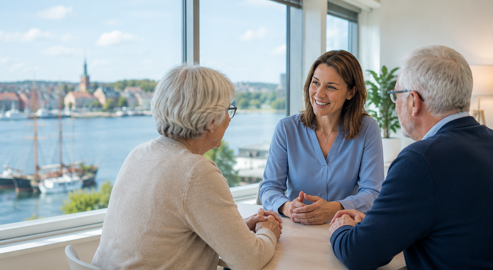 Patienten erhalten persönliche Informationen zur Gerinnungsschulung und INR-Selbstmessung in Flensburg.